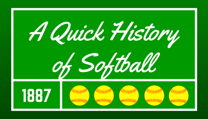 The History of Softball Infographic  Softball history, History  infographic, Softball